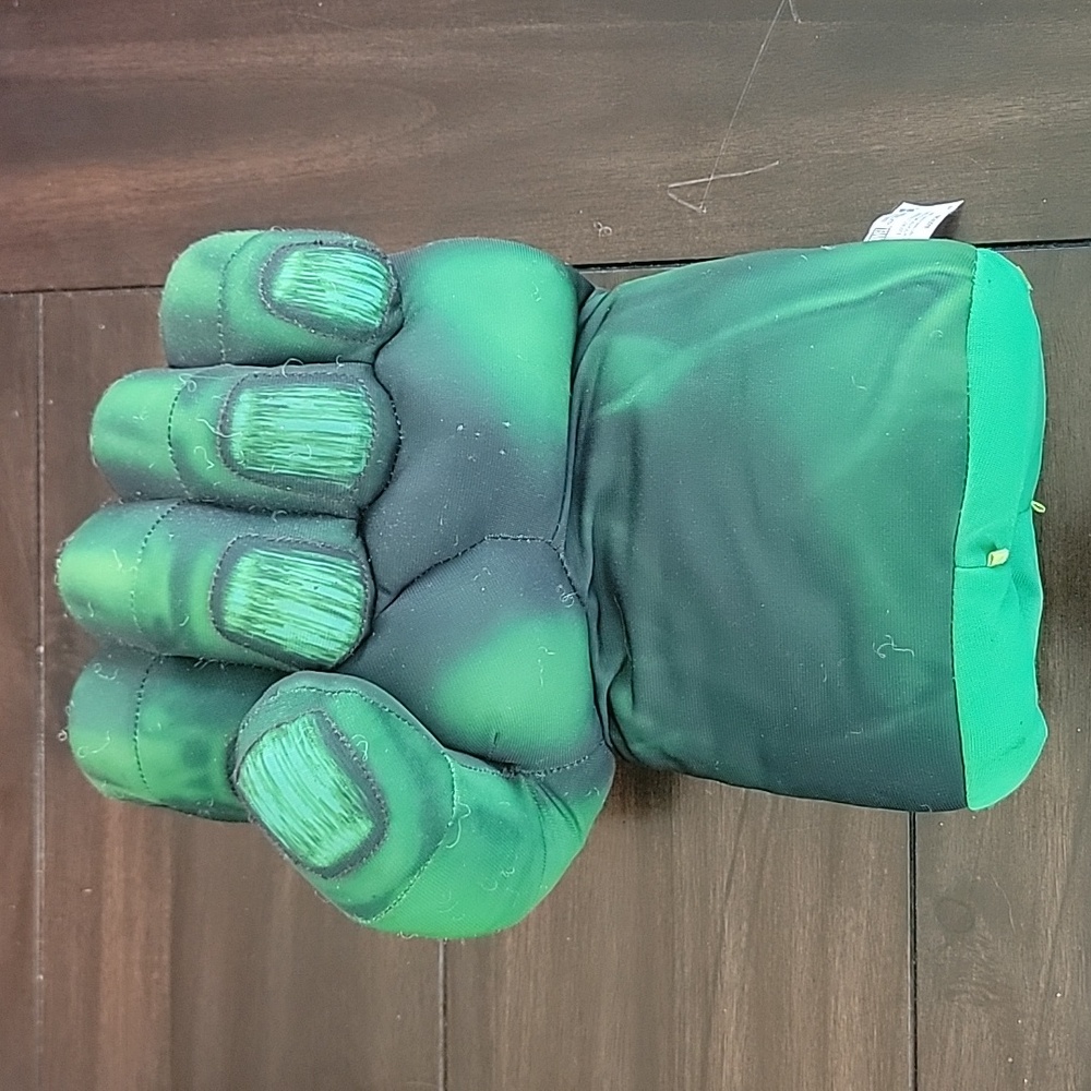 Incredible Hulk Marvel Smash Hand Plush Fist (Only One) Tie Dye Green One Size